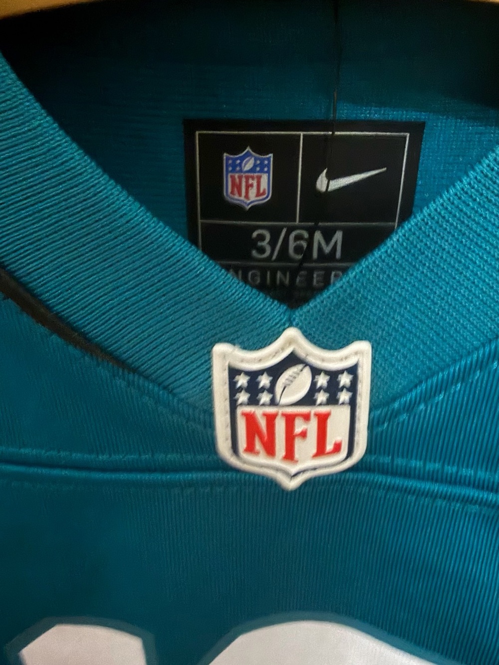 Nike Teal NFL Football Jersey Romper